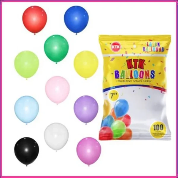 Globo Látex N°7 – Pack x100 unidades