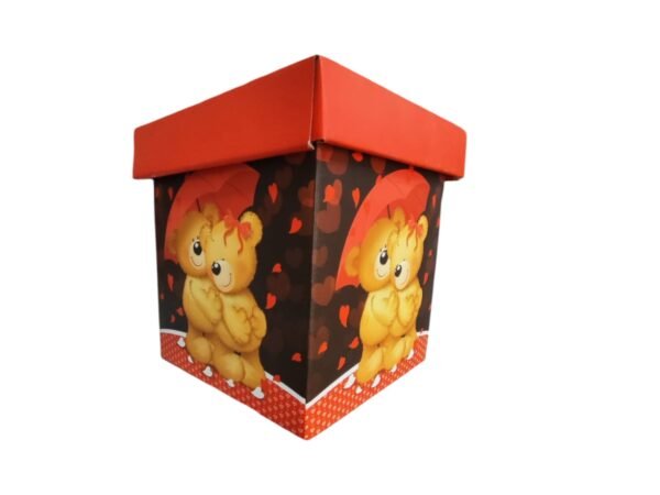 CAJA CUADRADA CON DISEÑO 10X13