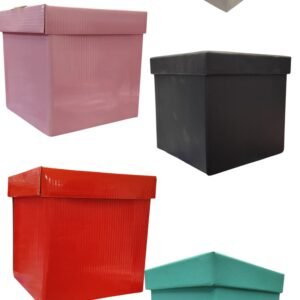 CAJA CUADRADA MICROCORRUGADO 13x13