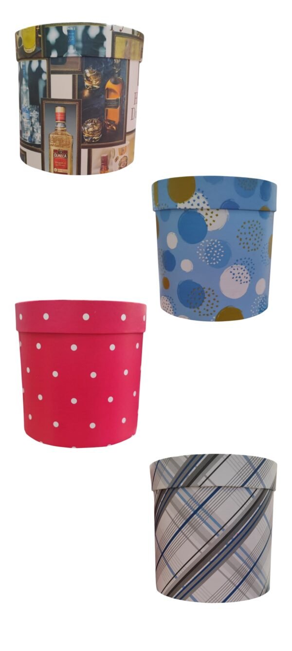CAJA CIRCULAR CON DISEÑO 15X15 - Imagen 4