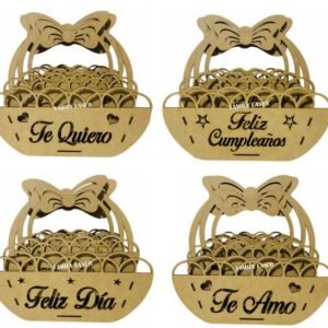 CANASTA LAZO X 3UNID